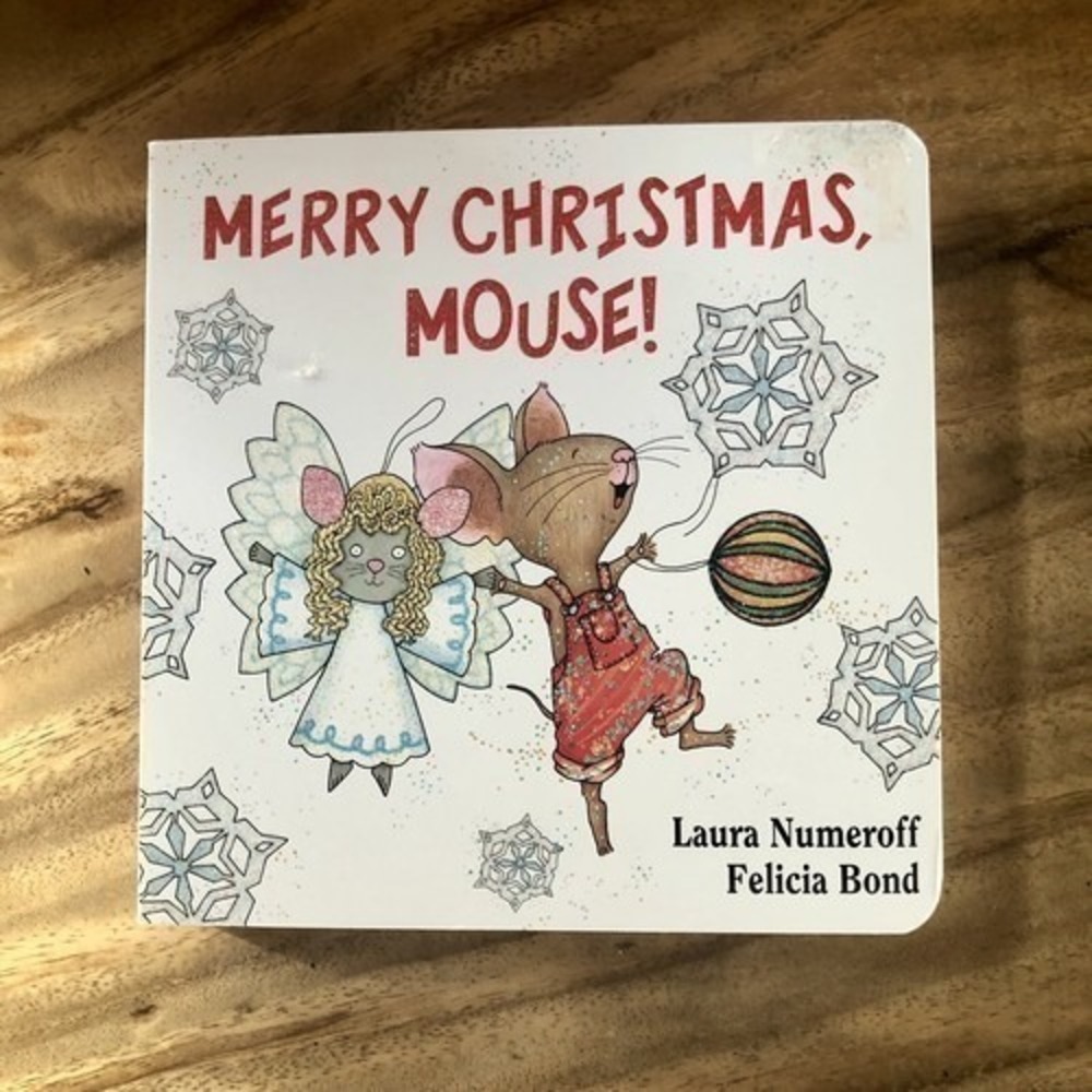 Merry Christmas Mouse Board Book Laura Numeroff Felicia Bond 9780061344992